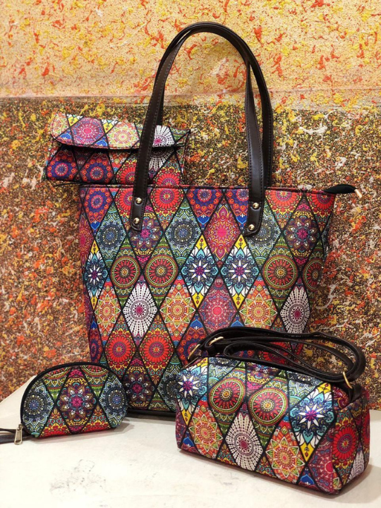 Beutiful Hand Block Printed Fabric Bag