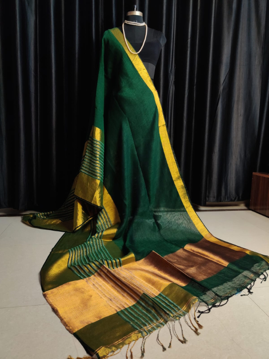 Linen Saree