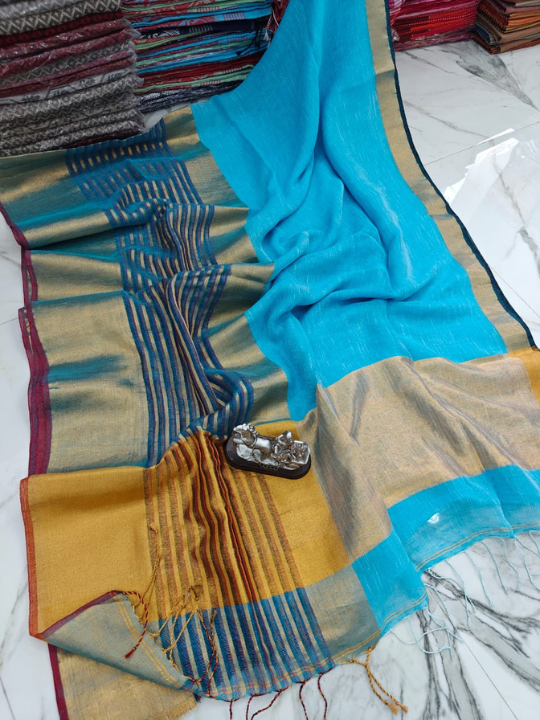 Linen Saree