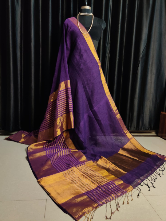 Linen Saree