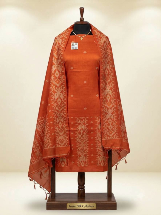 pure-silk-mark-certified-srivori-tussar-silk-kurta-dupatta-set-5