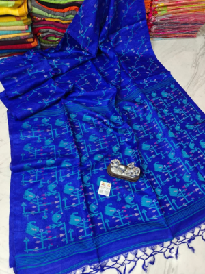 Tussar Silk Saree With Jamdani Weave